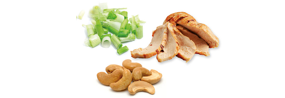 Geflügelreis mit Cashewnüssen